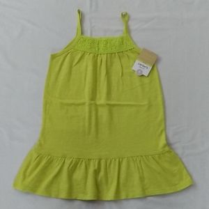 Carter's lime green tank top